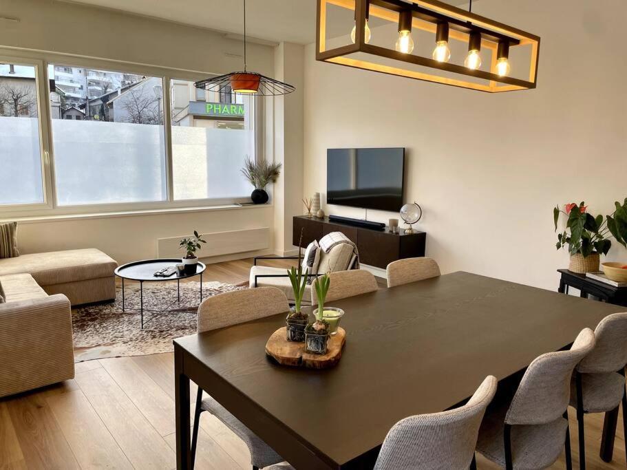 Chaleureux Appartement Entre Lac Et Montagne Neuvecelle エクステリア 写真